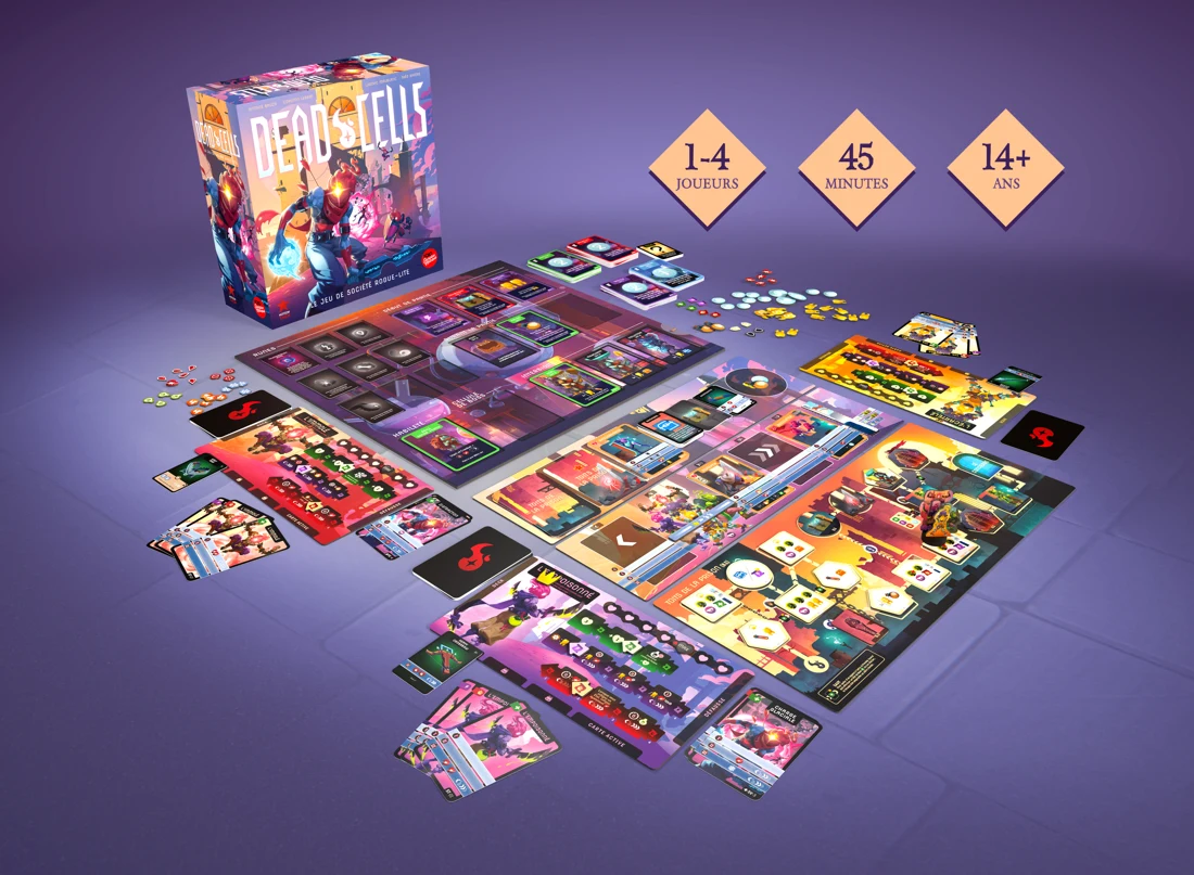 Visuel officiel de Dead Cells : le jeu de société Rogue-Lite